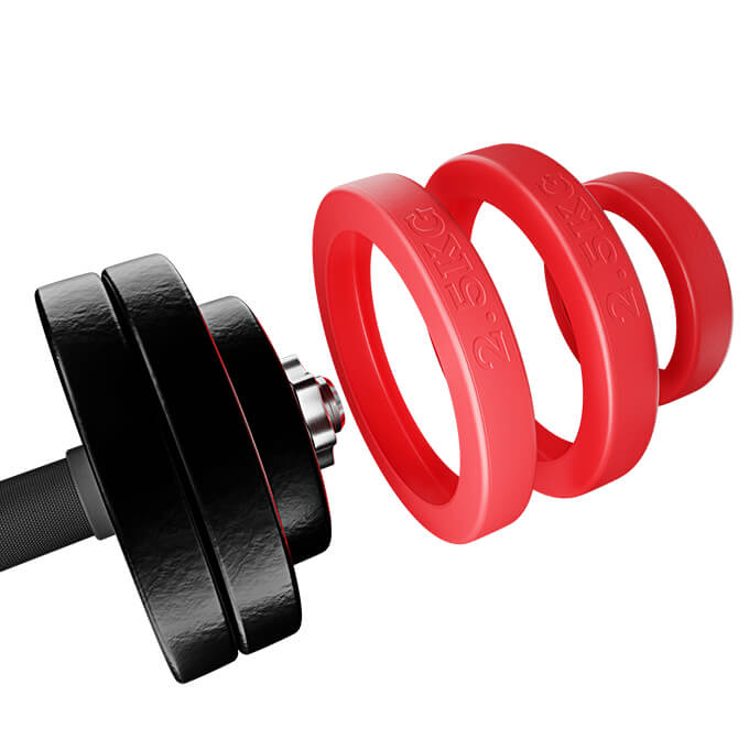 Protection optimale avec les haltères 2×10kg Titan