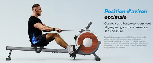 Posture d’aviron optimale