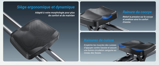 Siège ergonomique et confortable
